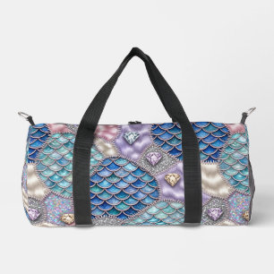 Mermaid Unicorn   Fairytale Monogram Duffle Bag