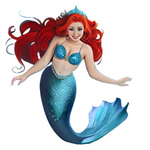 Mermaid Vinyl Name Stickers