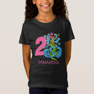 Mermaid Warrior 2nd birthday  T-Shirt