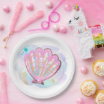 Mermaid Whimsical Under The Sea Birthday Party Paper Plate<br><div class="desc">Mermaid Whimsical Under The Sea Birthday Party</div>
