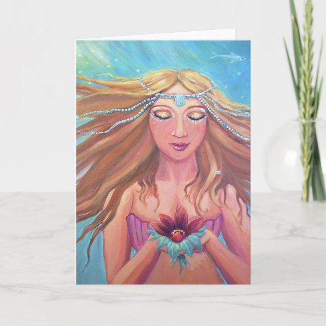 Mermaid Wish - Greeting Card (Front)