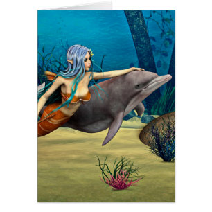 Mermaid with Dolphin