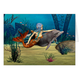 Mermaid with Dolphin