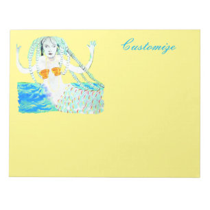 Mermaid with Dreadlocks Thunder_Cove Notepad