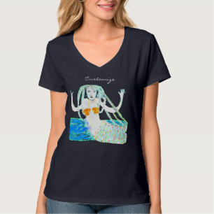 Mermaid with Dreadlocks Thunder_Cove  T-Shirt