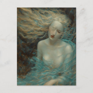 Mermaid Woman Postcard