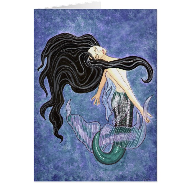 Mermaiden Blank Card (Front)