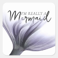 #MermaidLife Im Really a Mermaid | Purple Quote
