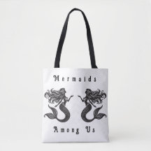 "Mermaids Among Us" Tote