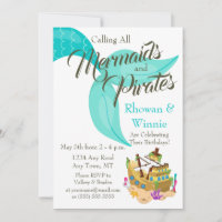 Mermaids and Pirates Birthday