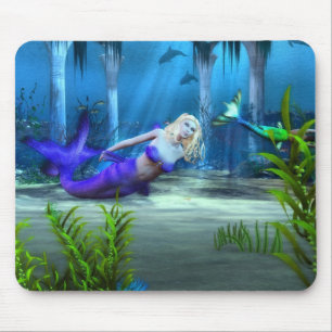 Mermaid's At Play Mouse Pad