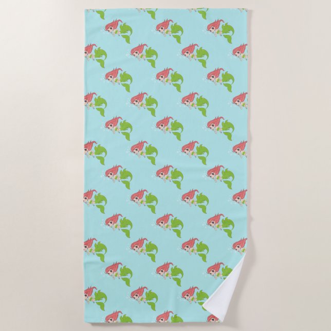 Mermaids Beach Towel (Front)