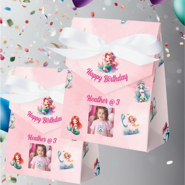 Mermaids Birthday Favour Box for Kids Party (Creator Uploaded)