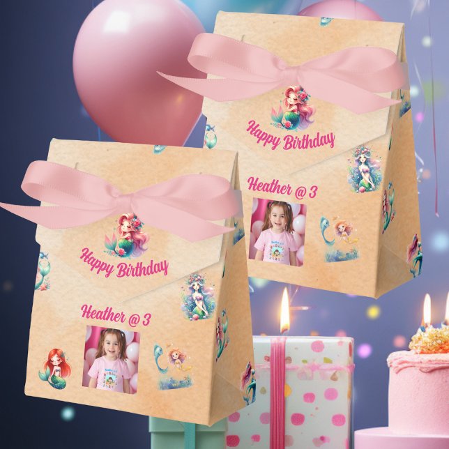 Mermaids Birthday Favour Box for Kids Party (Creator Uploaded)