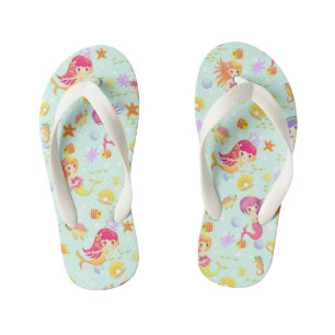 Mermaids Blue Kid's Jandals