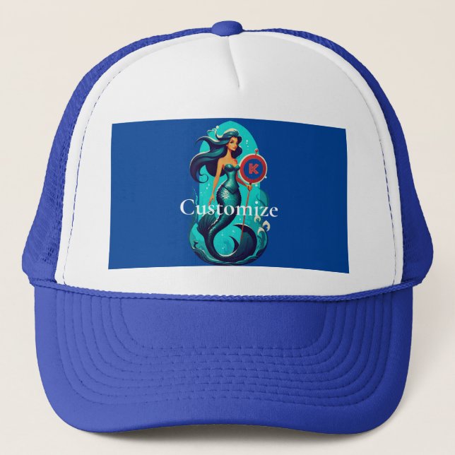 Mermaids For Kamala 2024 Thunder_Cove Trucker Hat (Front)
