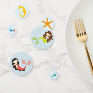 Mermaids Girls Birthday Party Confetti