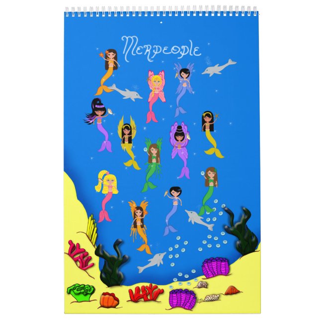 Mermaids Mini Posters Book Calendar (Cover)