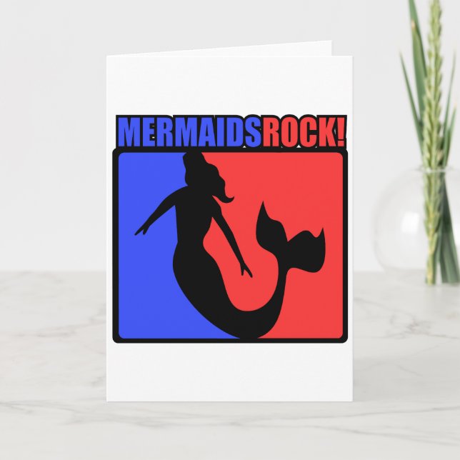 Mermaids Rock! Card (Front)