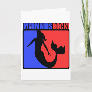 Mermaids Rock! Card