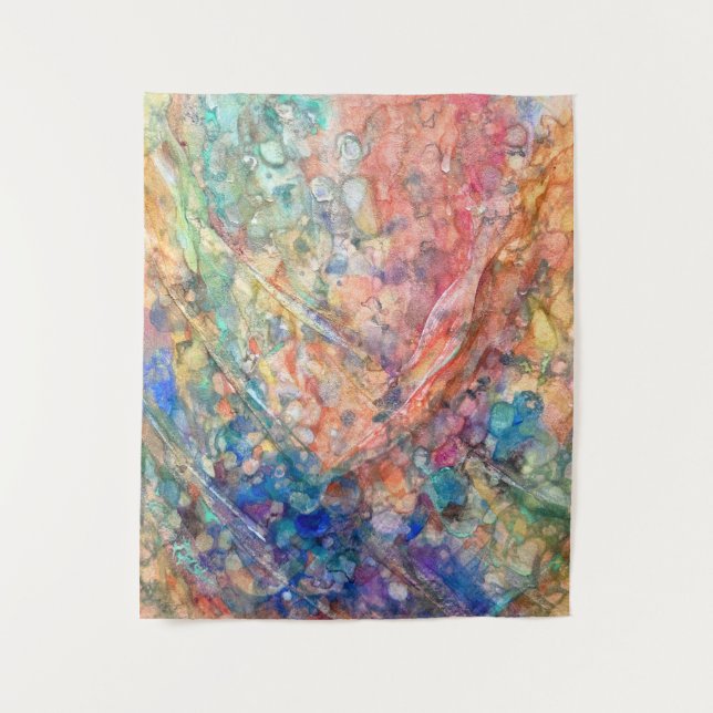 Mermaid's Shadow: Ocean Depths Tapestry (Front)