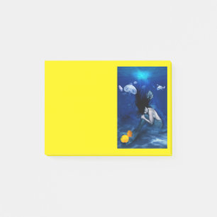 Mermaid's Slumber Post-it Notes