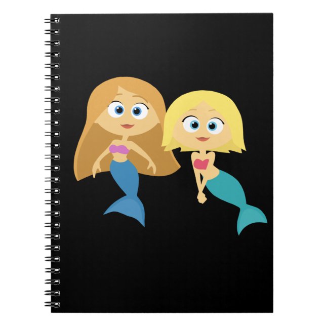 Mermaids Spiral Notebook (Front)