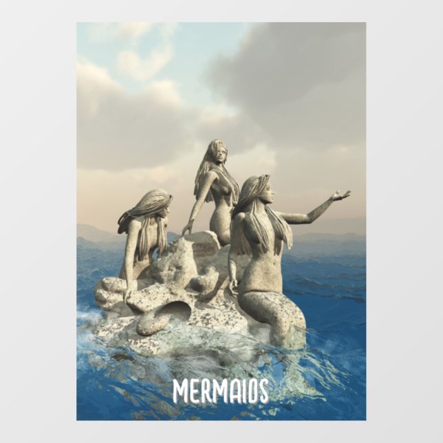 Mermaids statue. Customised (Sheet)