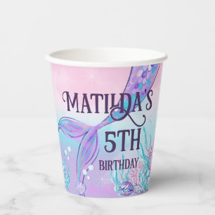 Mermaids  Tails Paper Cups