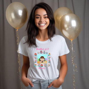Mermaids Theme Kids  Photo Birthday Party Mummy Tri-Blend Shirt
