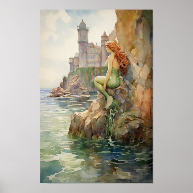 Mermaids Through Artistic Imagery #5 Poster (Front)