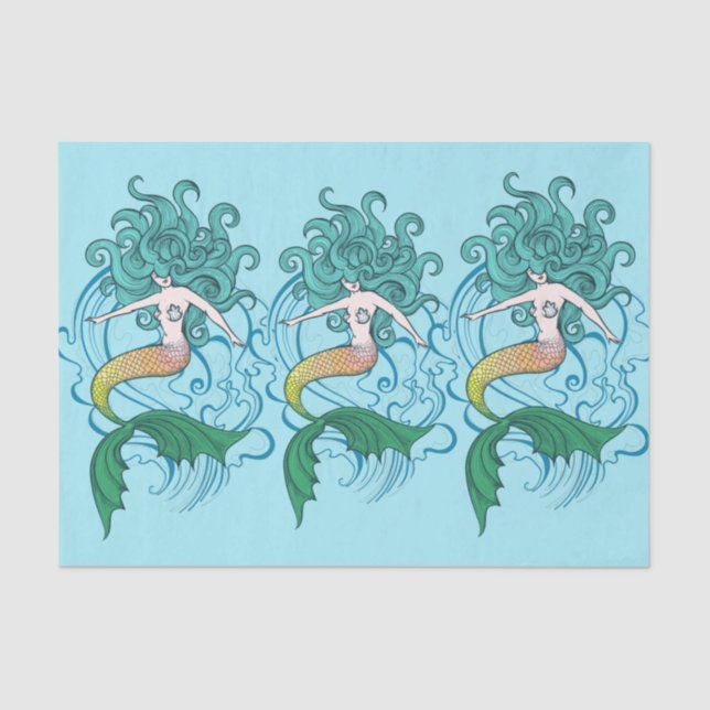 Mermaids Tissue Paper (Front)