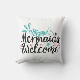 Mermaids Welcome Cushion
