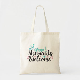 Mermaids Welcome Tote Bag