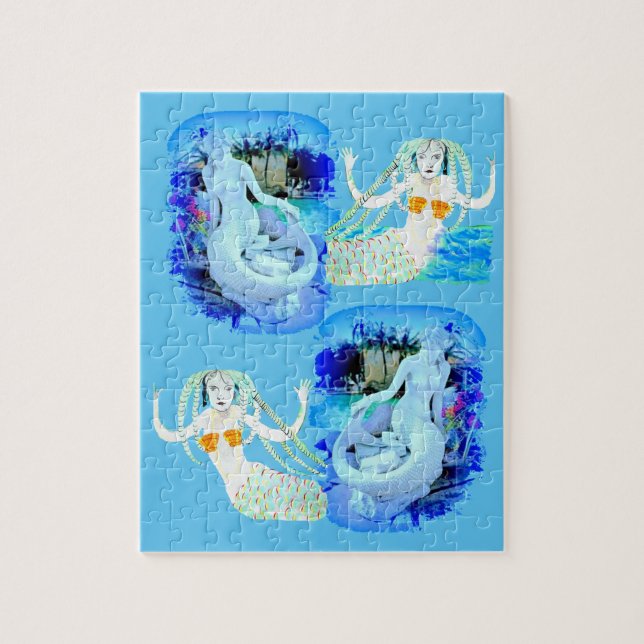 Mermaids with Dreadlocks Thunder_Cove Jigsaw Puzzle (Vertical)