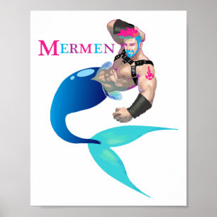 Merman Gay Cruise S For Men Beaches Boats And Bros Poster