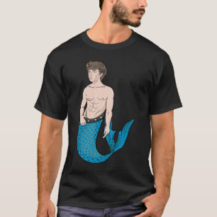 Merman Mermen Merboy Majestic Boy Mermaid Swimmer T-Shirt