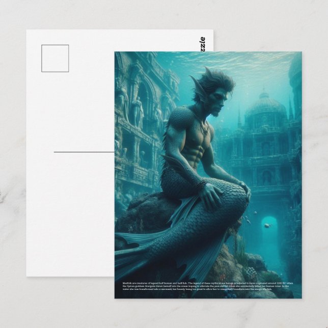 Merman Postcard (Front/Back)