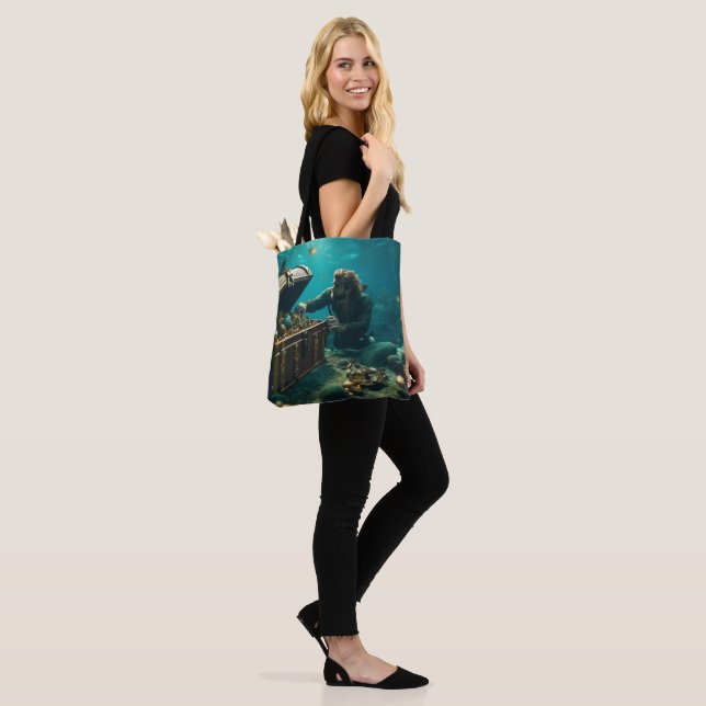 Merman Tote Bag (On Model)
