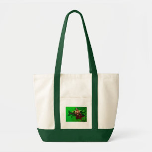Merman with Sea Turtle Tote Bag