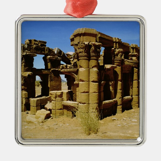 Meroitic kiosk metal tree decoration (Front)