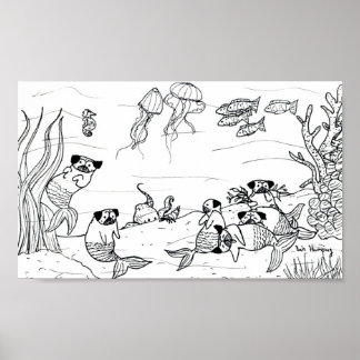 Merpugs Poster