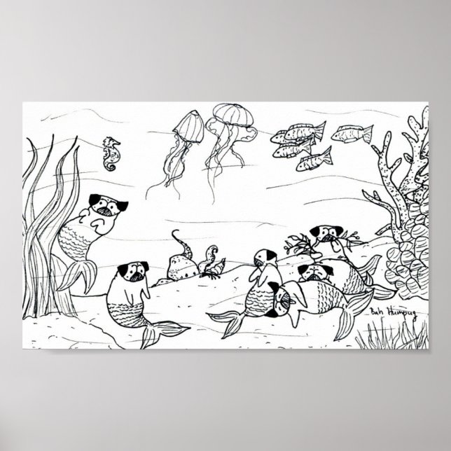 Merpugs Poster (Front)