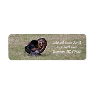 Merriam Wild Turkey Return Address Label