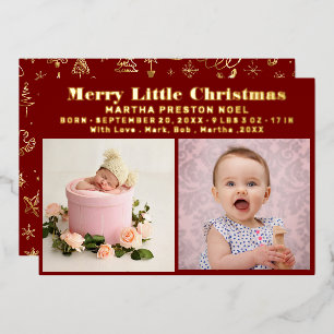 Merrier Little Christmas 3 Photo New Baby Gold