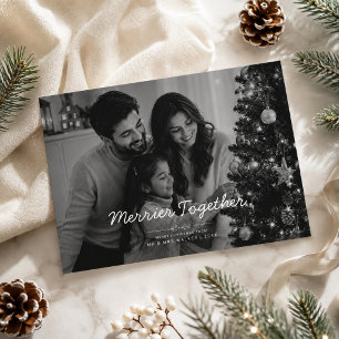 Merrier Together Full Family Photo Christmas Card