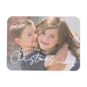Merriest Christmas Family Joy Christmas Magnet