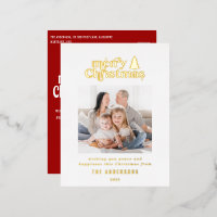 Merriest Christmas graphic typography photo