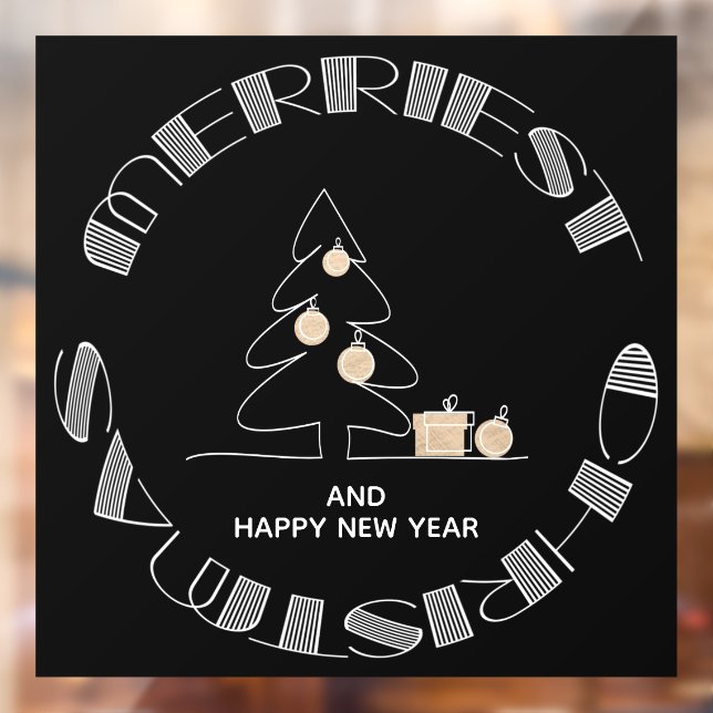 Merriest Christmas Tree Black (Sheet 2)