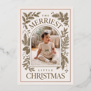 Merriest Little Christmas Vintage Botanical Brown